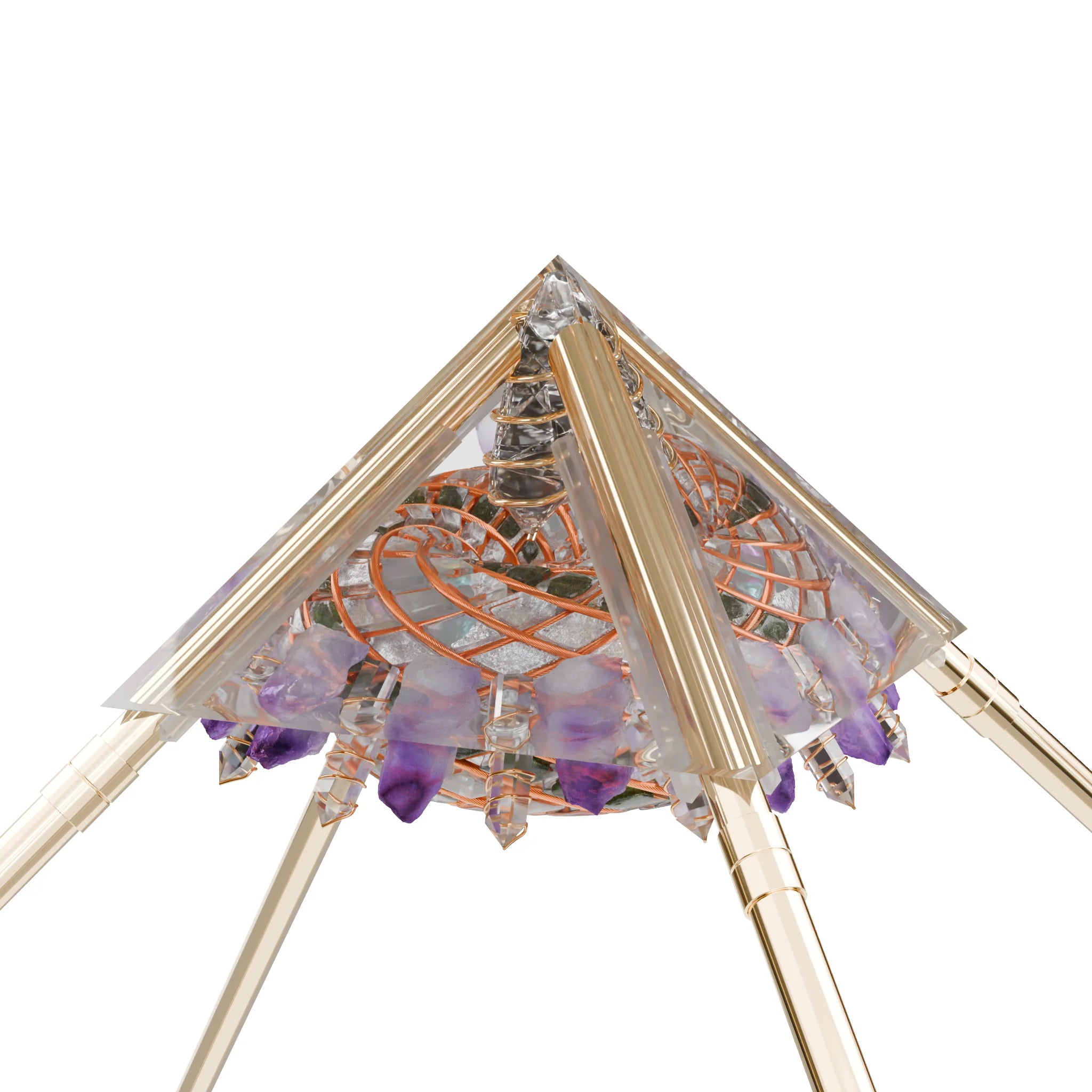 Moldavite and Angel Aura – iPyramids i9 Giza Quantum Vortex & Shield